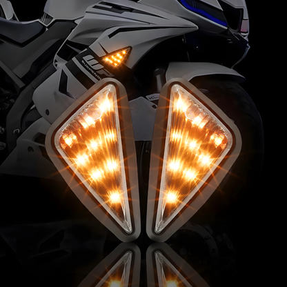 Triangle LED Indicators for Motorcycles