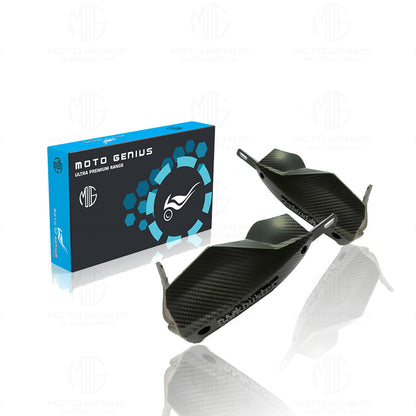 Universal Bike Hand Guards Protectors | Made for Hand Safety While Riding All Motorcycle - (Black)