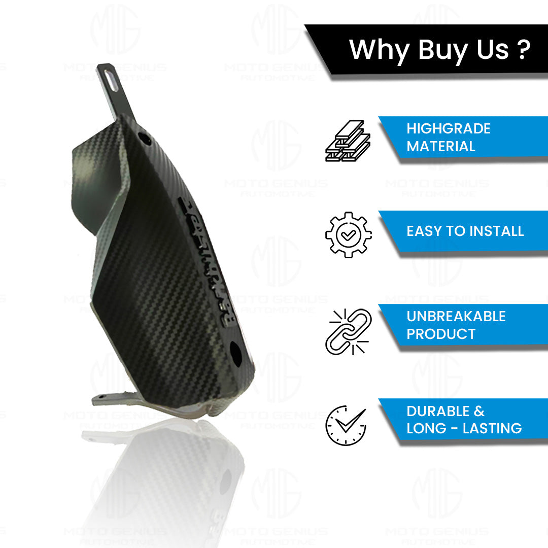 Universal Bike Hand Guards Protectors | Made for Hand Safety While Riding All Motorcycle - (Black)