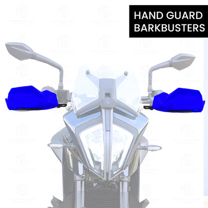 Universal Bike Hand Guards Protectors | Made for Hand Safety While Riding All Motorcycle - (Black)