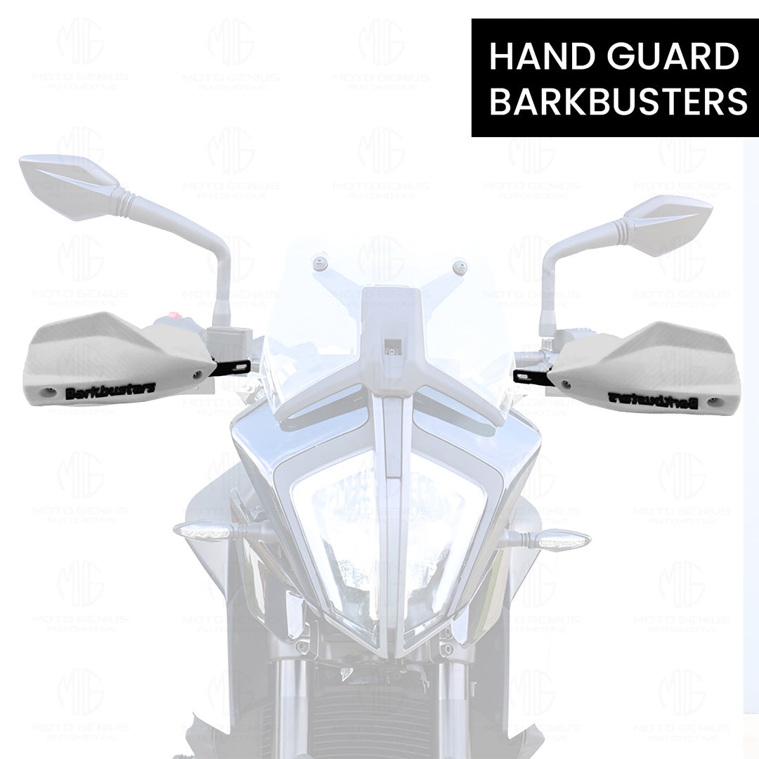 Universal Bike Hand Guards Protectors | Made for Hand Safety While Riding All Motorcycle - (Black)