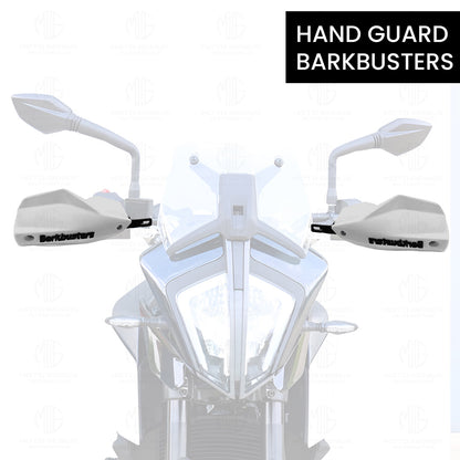 Universal Bike Hand Guards Protectors | Made for Hand Safety While Riding All Motorcycle - (Black)