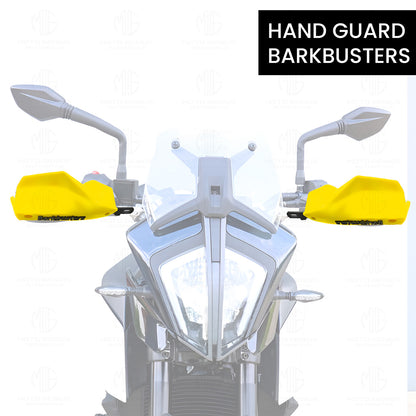 Universal Bike Hand Guards Protectors | Made for Hand Safety While Riding All Motorcycle - (Black)
