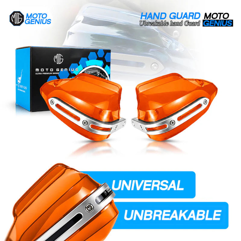 Universal Bike Hand Guards Protectors | Wind Deflector Made for Hand Safety While Riding All Motorcycle