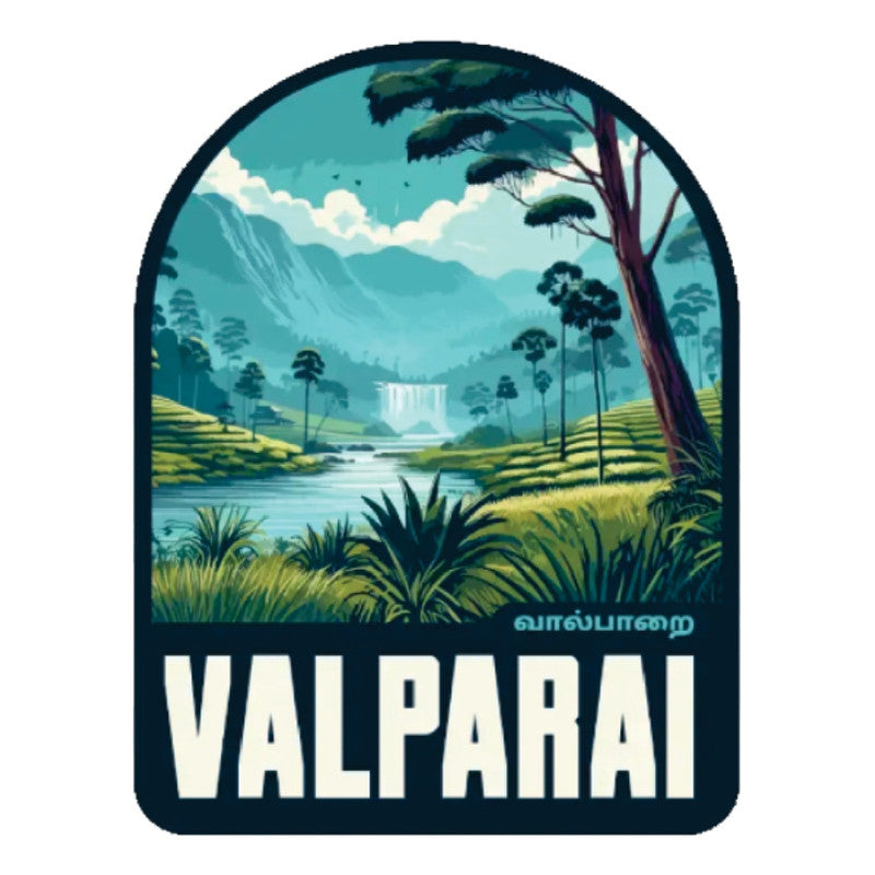 Valparai 3D Vinyl Sticker Waterproof Decals for Motorcycle, Helmet & Laptop | Edgy Aesthetic Stickers for Bikes and cars