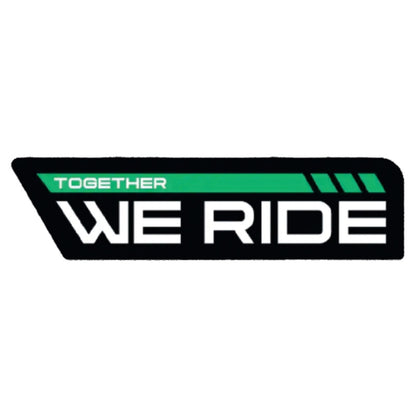 We-Ride 3D Vinyl Sticker Waterproof Decals for Motorcycle, Helmet & Laptop | Edgy Aesthetic Stickers for Bikes and cars