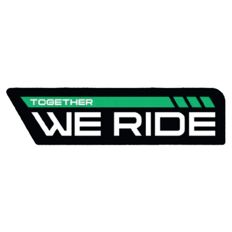 We-Ride 3D Vinyl Sticker Waterproof Decals for Motorcycle, Helmet & Laptop | Edgy Aesthetic Stickers for Bikes and cars