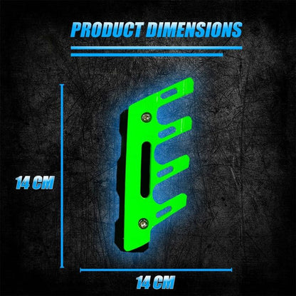 ABS Shocker Protector | Front Fork Fender Protector | Universal Anti-Fall Slider Guard-Green - Moto Genius