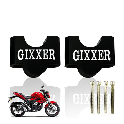 Adjustable Aluminium Handlebar Riser for Gixxer Motorbike Â– Height Riser Clamp for Enhanced Comfort and Control-Adjustable - Moto Genius
