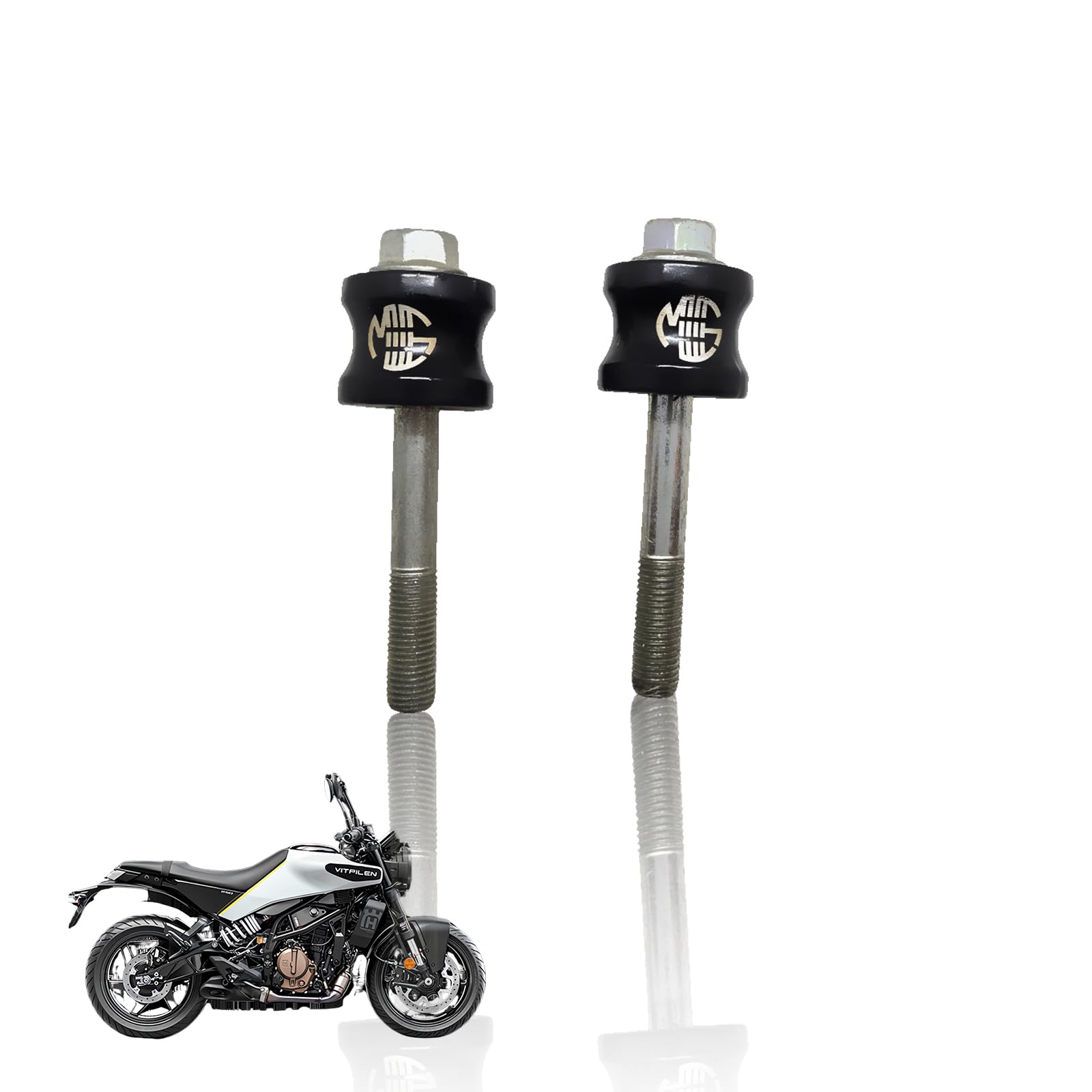Adjustable Handle Riser for Husqvarna Motorbike | Enhances Comfort and Control | Height Riser Clamp Compatible with Husqvarna-Black - Moto Genius