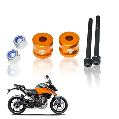 Adjustable Handle Riser for KTM Duke ( ONLY FOR GEN 1 & 2 ) Motorbike | Enhances Comfort and Control | Height Riser Clamp Compatible with Duke 125 200 250 390-Orange - Moto Genius