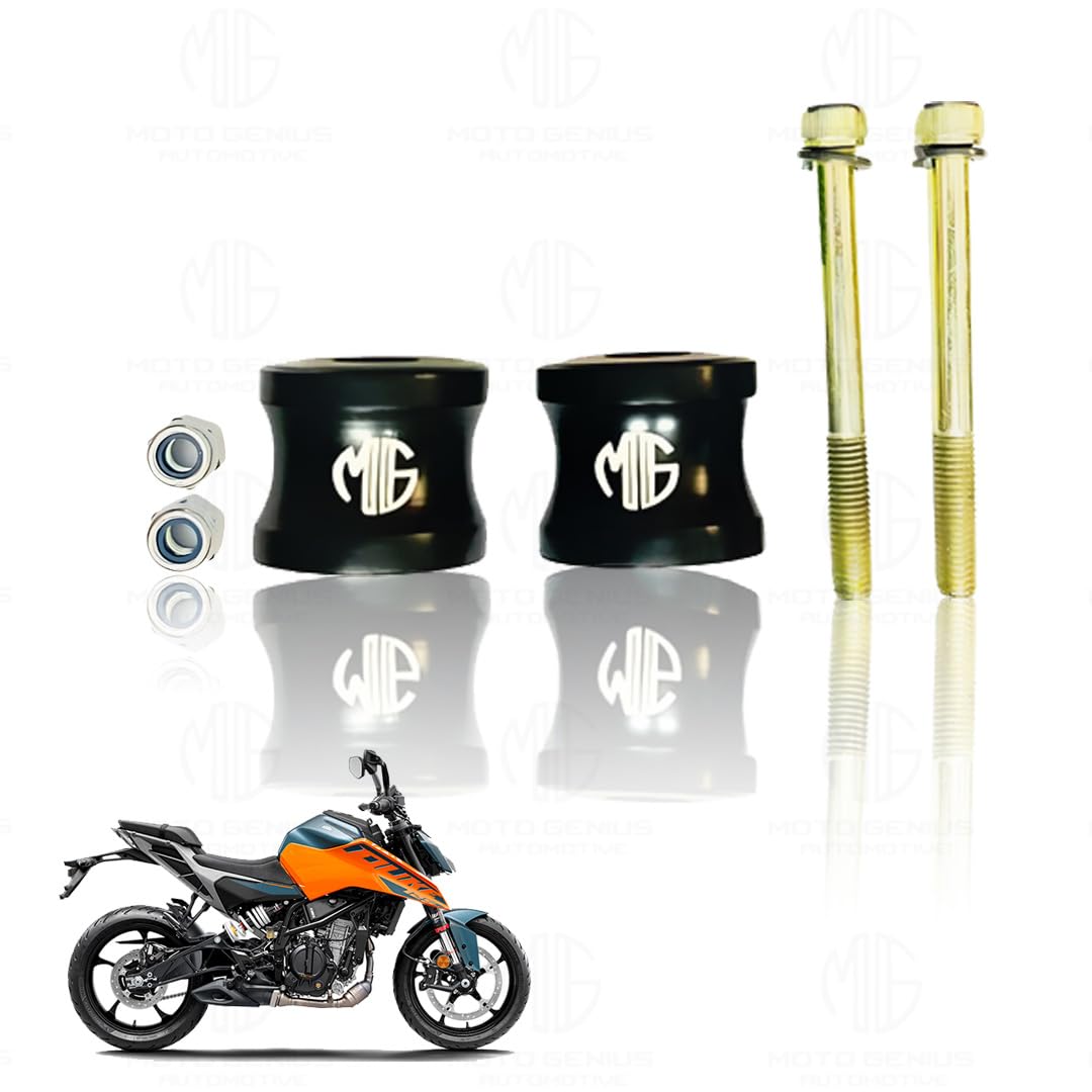 Adjustable Handle Riser for KTM Duke ( ONLY FOR GEN 1 & 2 ) Motorbike | Enhances Comfort and Control | Height Riser Clamp Compatible with Duke 125 200 250 390 (Set of 1)-Black - Moto Genius