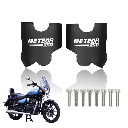 Adjustable Handle Riser for Meteor 350 |Enhances Comfort and Control | Height Riser Clamp Compatible with RE Meteor (Angular)-Angular - Moto Genius