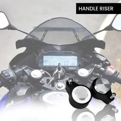 Adjustable Handle Riser for R15 V3 Motorbike | Enhances Comfort and Control | Height Riser Clamp Compatible with R15-Black - Moto Genius