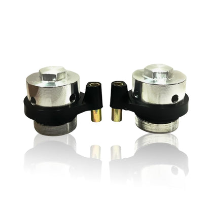 Adjustable Handle Riser for R15 V4 Motorbike | Enhances Comfort and Control | Height Riser Clamp Compatible with R15-Black Silver - Moto Genius