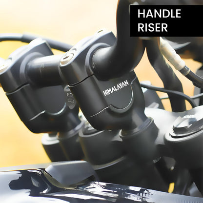 Adjustable Handle Riser for RE Himalayan 450 Motorbike | Enhances Comfort and Control | Height Riser Clamp Compatible with RE Himalayan 450-Adjustable - Moto Genius