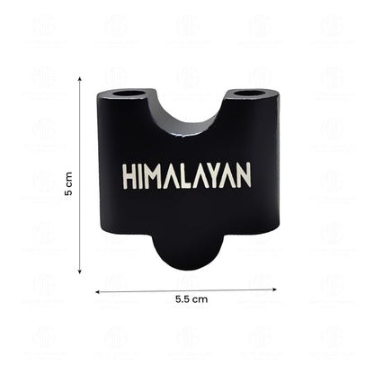 Adjustable Handle Riser for RE Himalayan BS3/BS4/BS6/Scram Motorbike |Enhances Comfort and Control | Height Riser Clamp Compatible with RE Himalayan-Straight - Moto Genius