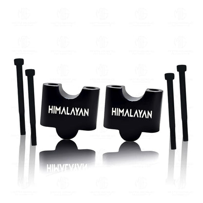 Adjustable Handle Riser for RE Himalayan BS3/BS4/BS6/Scram Motorbike |Enhances Comfort and Control | Height Riser Clamp Compatible with RE Himalayan-Straight - Moto Genius