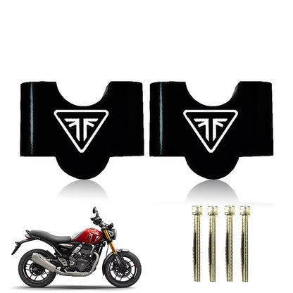 Adjustable Handle Riser for Triumph Motorbike | Height Riser Clamp for Better Comfort & Control | Compatible with Triumph Bikes-Black - Moto Genius