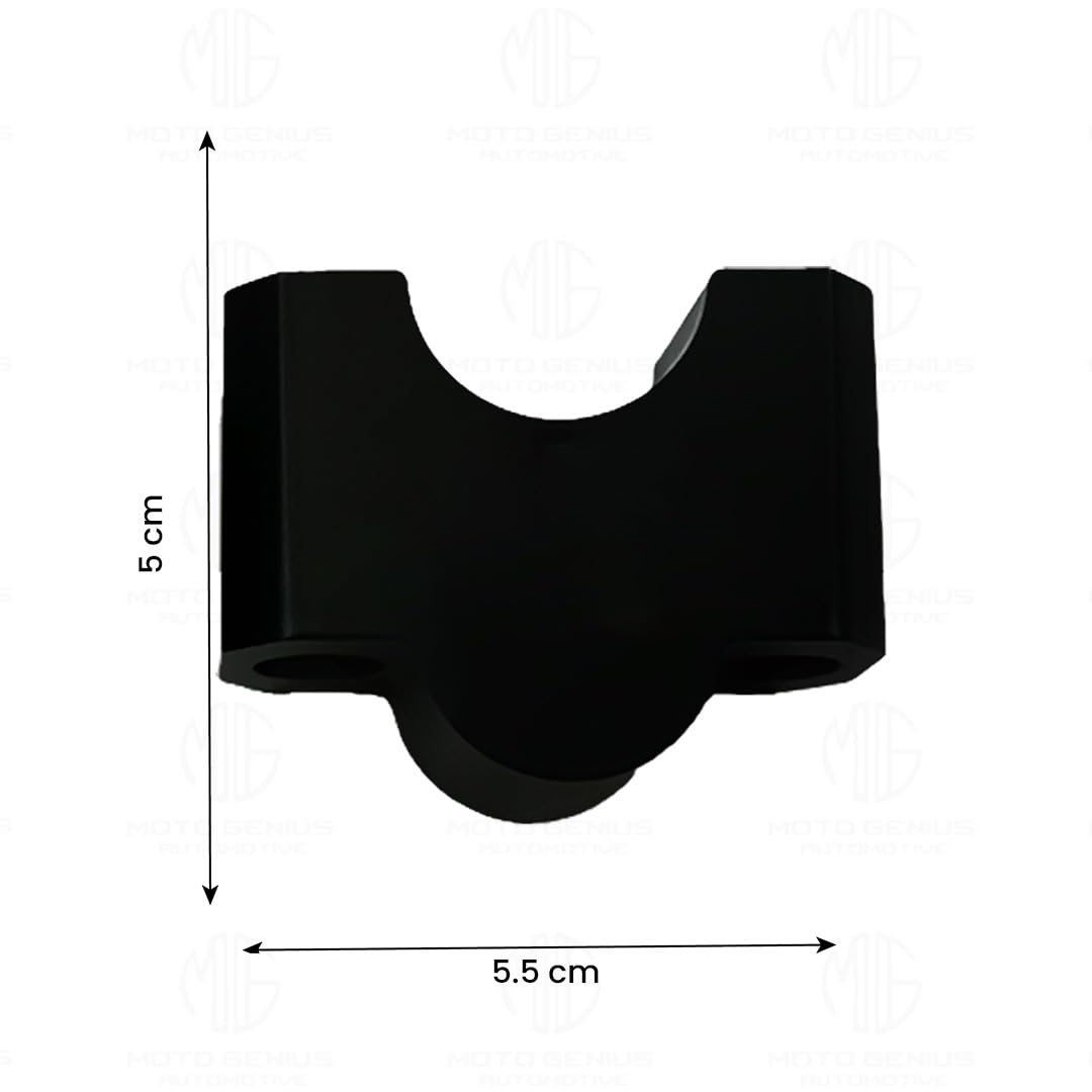 Adjustable Handle Riser for TVS Raider Motorbike | Enhances Comfort and Control | Height Riser Clamp Compatible with TVS Raider-Black - Moto Genius