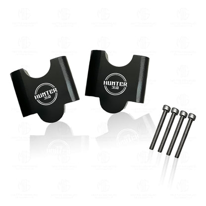 Adjustable Handle Riser Hunter |Enhances Comfort and Control | Height Riser Clamp Compatible with RE Hunter-Straight - Moto Genius