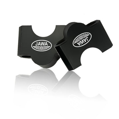 Adjustable Handlebar Riser Clamp Compatible with Jawa 42 Bobber | Height Adjustable Handle Riser for Enhanced Riding Comfort & Control | Heavy-Duty Aluminum Motorcycle Handlebar Mount - Moto Genius