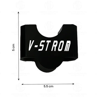 Adjustable Handlebar Riser for Suzuki V-Strom Motorbike | Enhances Comfort and Control | Height Riser Clamp Compatible with Suzuki V-Strom Models-Black - Moto Genius