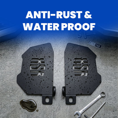 Adjustable Metal Foot Pegs for XSR Motorcycle, Front Rider Foot Rest Set, Heavy Duty Anti-Slip Footrests for Adventure Touring & Street Riding, Easy Installation, Right & Left Pair - Moto Genius