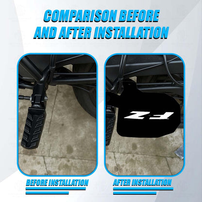 Adjustable Motorcycle Foot Pegs for Yamaha FZ | Durable, Comfortable Foot Rests for Adventure & Touring | Easy Installation (Right & Left Side) - Moto Genius