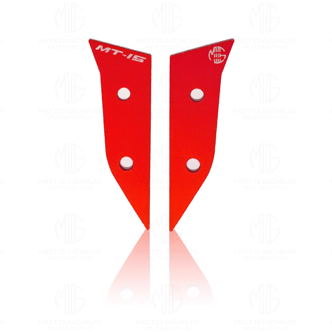 Aluminum Front Body Cover for MT 15 | Durable and Lightweight (Pack of 2)-Red - Moto Genius