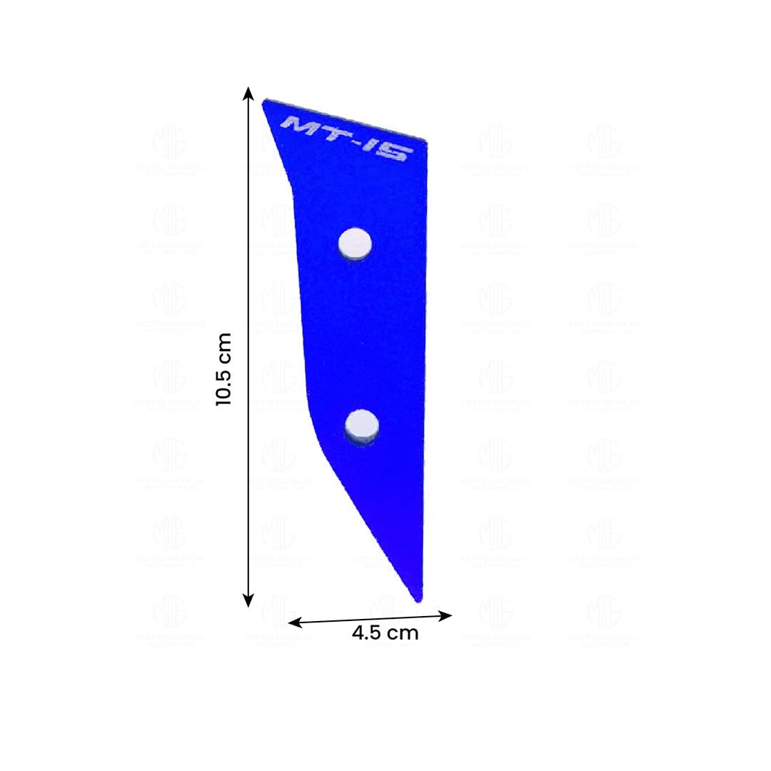 Aluminum Front Body Cover for MT 15 | Durable and Lightweight (Pack of 2)-Blue - Moto Genius