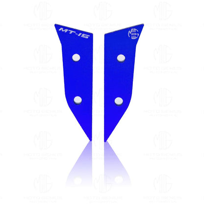 Aluminum Front Body Cover for MT 15 | Durable and Lightweight (Pack of 2)-Blue - Moto Genius