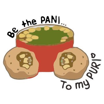 Be the Pani to My puri 3D Vinyl Sticker Waterproof Decals for Motorcycle, Helmet & Laptop | Edgy Aesthetic Stickers for Bikes and cars - Moto Genius