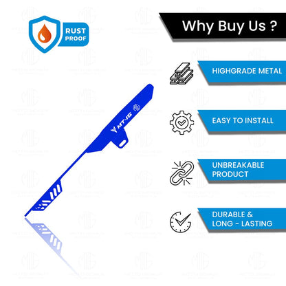 Bike Chain Cover for MT 15 - Durable and Lightweight Protector for Optimal Chain Performance | Easy Installation, Fits in MT 15 Model-Blue - Moto Genius