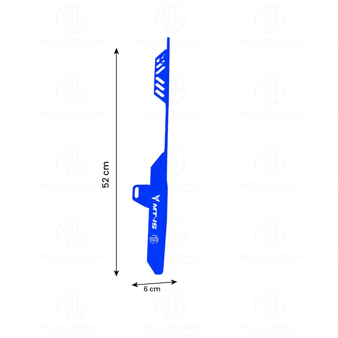 Bike Chain Cover for MT 15 - Durable and Lightweight Protector for Optimal Chain Performance | Easy Installation, Fits in MT 15 Model-Blue - Moto Genius