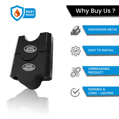 MOTO GENIUS Adjustable Handlebar Riser Clamp Compatible with Jawa 42 Bobber | Height Adjustable Handle Riser for Enhanced Riding Comfort & Control | Heavy-Duty Aluminum Motorcycle Handlebar Mount