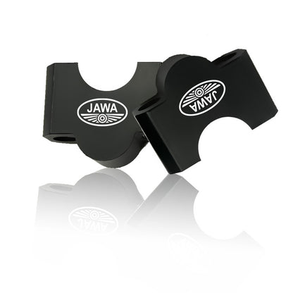 MOTO GENIUS Adjustable Handlebar Riser Clamp Compatible with Jawa 42 Bobber | Height Adjustable Handle Riser for Enhanced Riding Comfort & Control | Heavy-Duty Aluminum Motorcycle Handlebar Mount