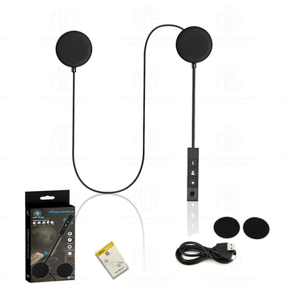 BT11 Universal Rechargeable Wireless Motorcycle Helmet Bluetooth Heads – Moto Genius