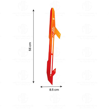 Chain Cover for KTM Adventure 250/390 ( ONLY FOR GEN 1 & 2 ) - Durable and Lightweight Protector for Optimal Chain Performance | Easy Installation-Orange - Moto Genius