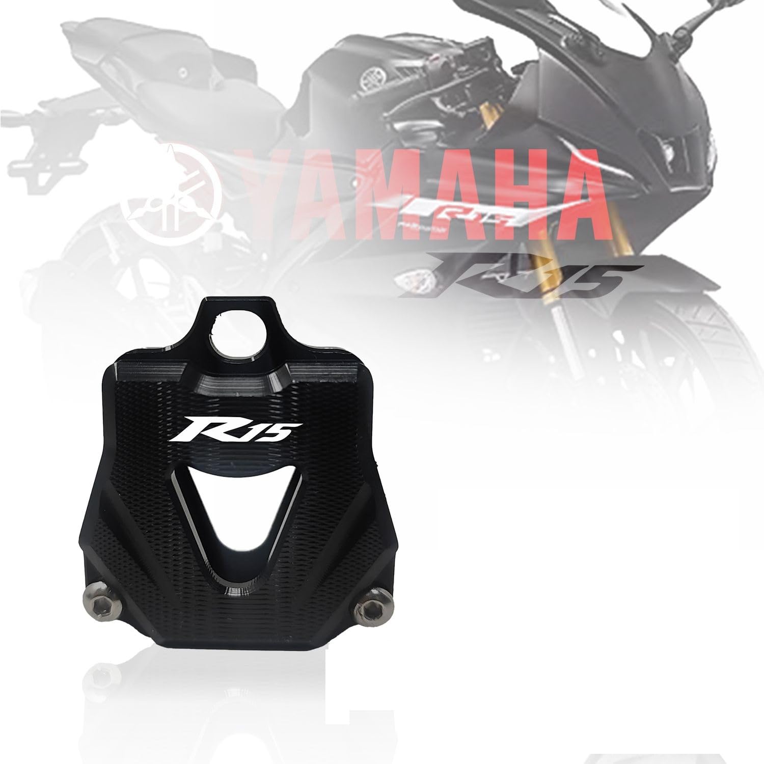 CNC Aluminum Key Shell Case Cover for R15 V1 V2 V3 V4 Motorbike | Premium Protection with Stylish Finish-Black - Moto Genius