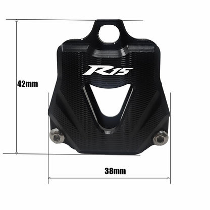 CNC Aluminum Key Shell Case Cover for R15 V1 V2 V3 V4 Motorbike | Premium Protection with Stylish Finish-Black - Moto Genius
