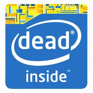 Dead Inside Vinyl Sticker Waterproof Decals for Motorcycle, Helmet & Laptop | Edgy Aesthetic Stickers for Bikes and cars - Moto Genius