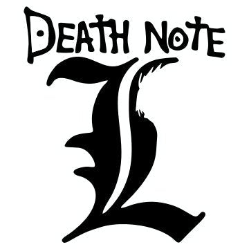 Death Note Vinyl Sticker Waterproof Decals for Motorcycle, Helmet & Laptop | Edgy Aesthetic Stickers for Bikes and cars - Moto Genius
