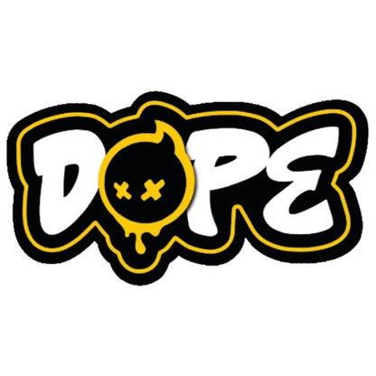 Dope 3D Vinyl Sticker Waterproof Decals for Motorcycle, Helmet & Laptop | Edgy Aesthetic Stickers for Bikes and cars - Moto Genius