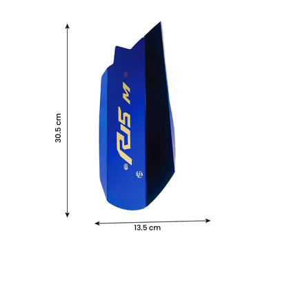 Exhaust Cover Silencer Protector for R15 V4 | Premium Exhaust Heat Shield Protector for Enhanced Durability and Style | Easy Installation | R15-M-Blue - Moto Genius