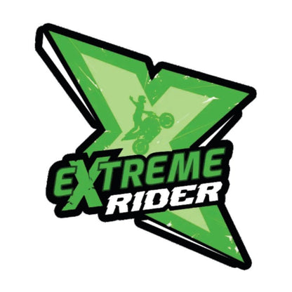Extreme-Rider 3D Vinyl Sticker Waterproof Decals for Motorcycle, Helmet & Laptop | Edgy Aesthetic Stickers for Bikes and cars - Moto Genius
