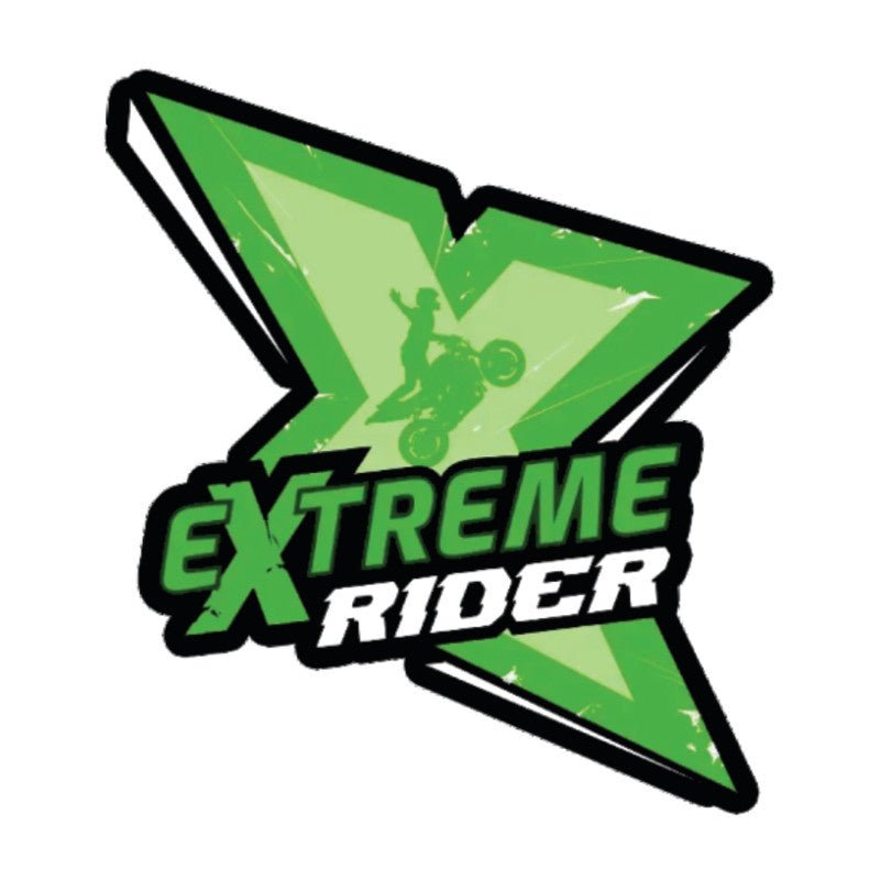 Extreme-Rider 3D Vinyl Sticker Waterproof Decals for Motorcycle, Helmet & Laptop | Edgy Aesthetic Stickers for Bikes and cars - Moto Genius