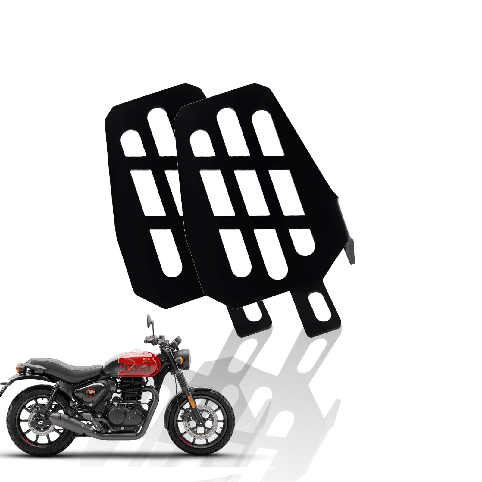 Foot Rest for Hunter |Adjustable Motorcycle Foot Peg |Durable and Comfortable Foot Peg for Adventure Riding |Easy Installation (Pack of 2) - Moto Genius