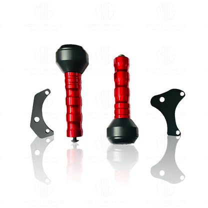 Frame Slider Crash Protection Guard for Yamaha R15 V4 | Premium Motorcycle Protector for Enhanced Safety and Stability | Easy Installation, Durable Design-Red - Moto Genius