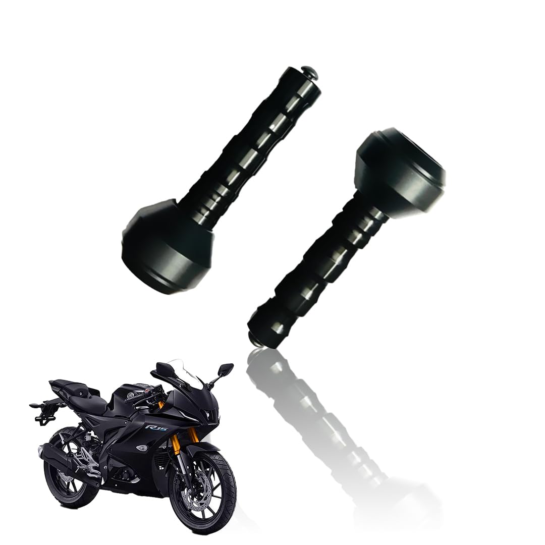 Frame Slider Crash Protection Guard for Yamaha R15 V4 | Premium Motorcycle Protector for Enhanced Safety and Stability | Easy Installation, Durable Design-Black - Moto Genius